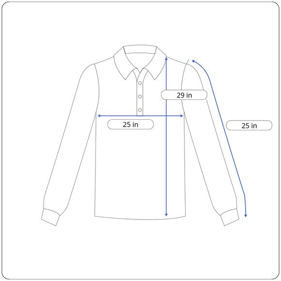 Vintage Ralph Lauren Polo Shirt Adult LARGE Brown Long Sleeve Small Pony 90s - Picture 11 of 12